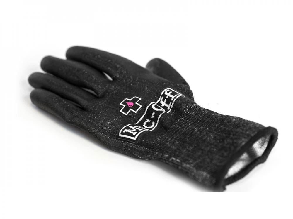 Muc-Off Fahrradhandschuhe Muc Off Mechanics Glove Handschuh Größe L Schwarz - Schnittschutz für