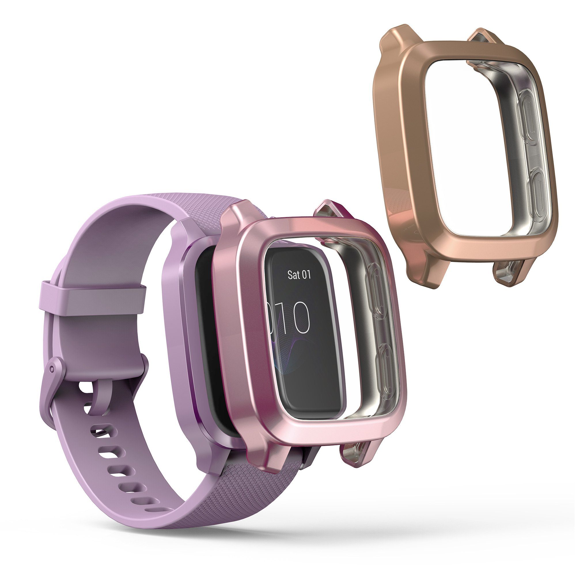 Smartwatch-Hülle 2x Hülle für Garmin Venu Sq Music / Sq