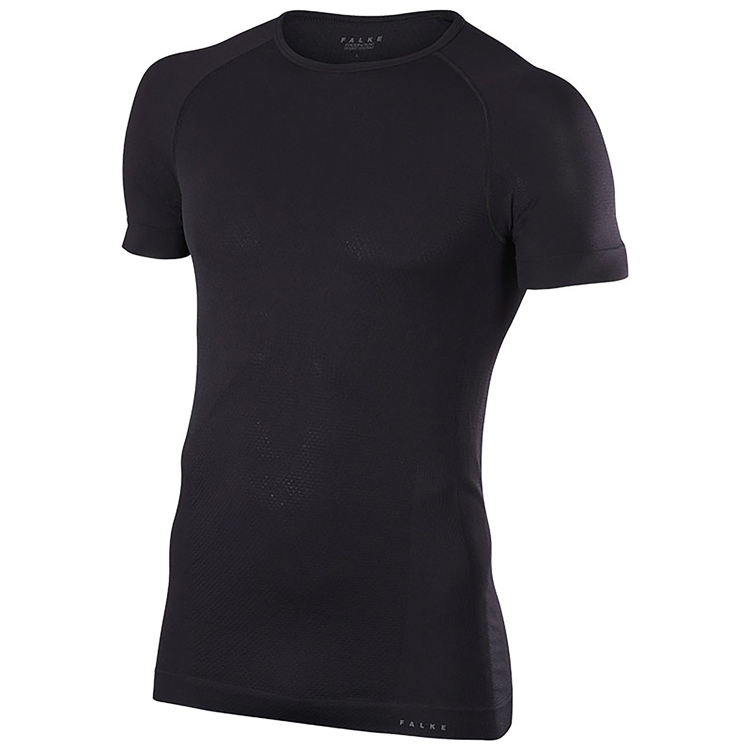 Men Underwear Shortsleeved Shirt FALKE - black Cool Funktionsshirt FALKE Kurzarm-Funktionsshirt