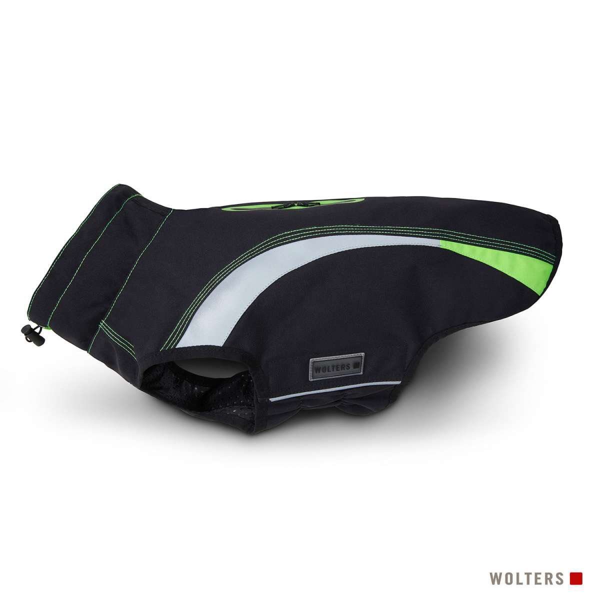 Wolters Hunderegenmantel Regenjacke Xtra Strong schwarz/neon grün
