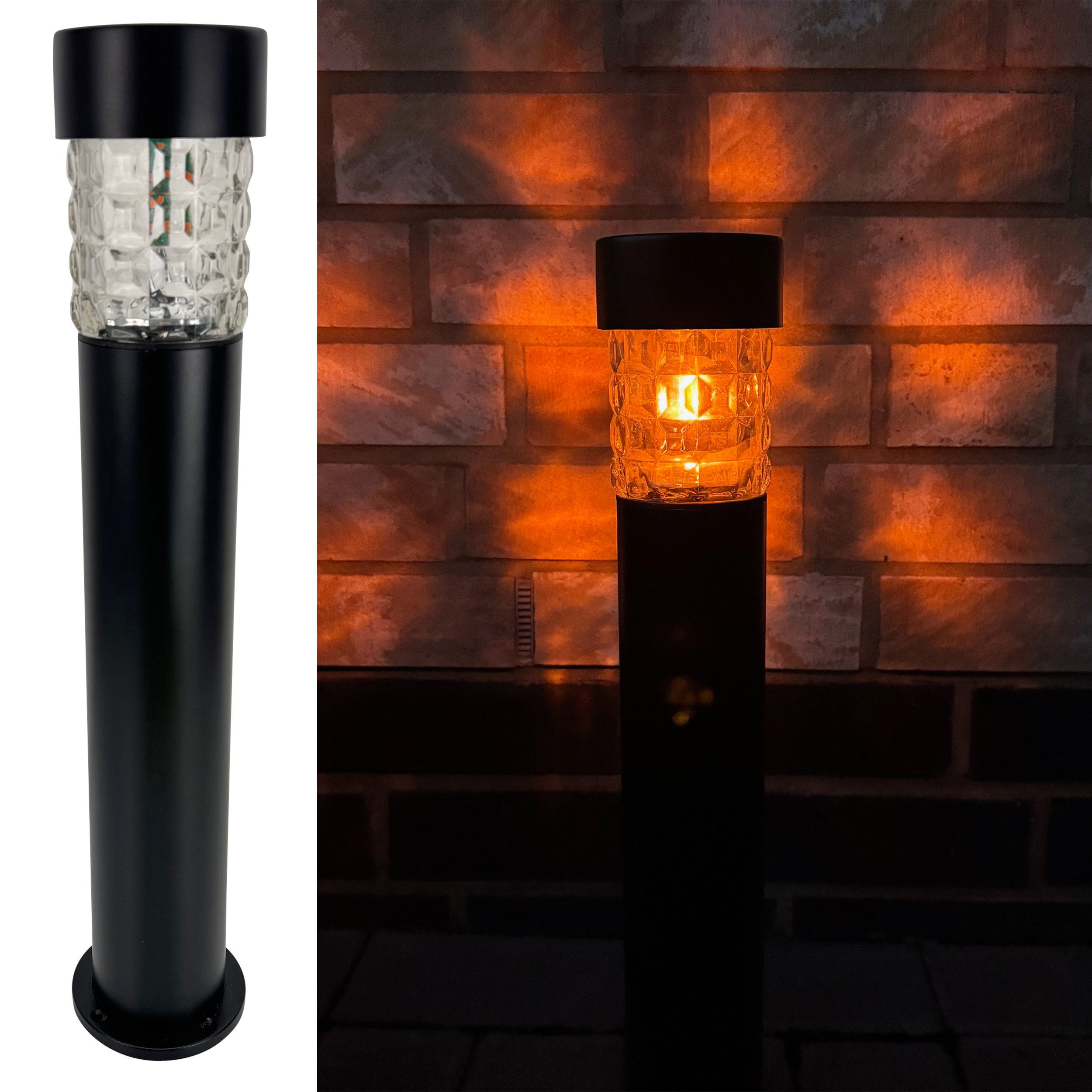 Online-Fuchs LED Solarleuchte mit Flammeneffekt - günstig online kaufen