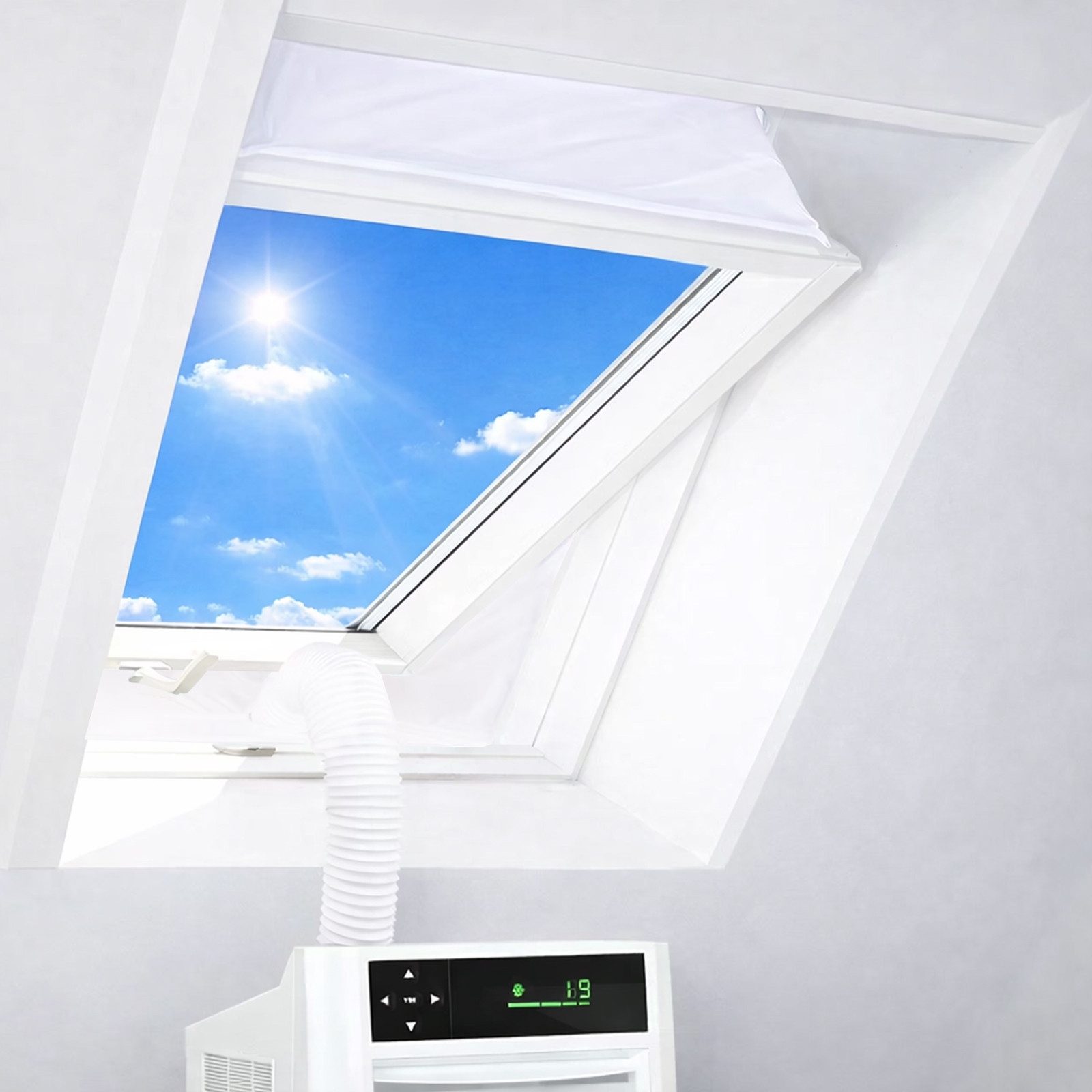 Dachfensterrollo Fensterabdichtung Klimaanlage für Dachfenster & Kippfenster, Youyijia