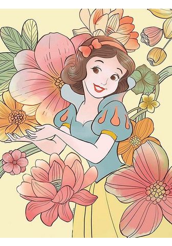 Komar Poster »Snow White Flowers« Disney Höh...