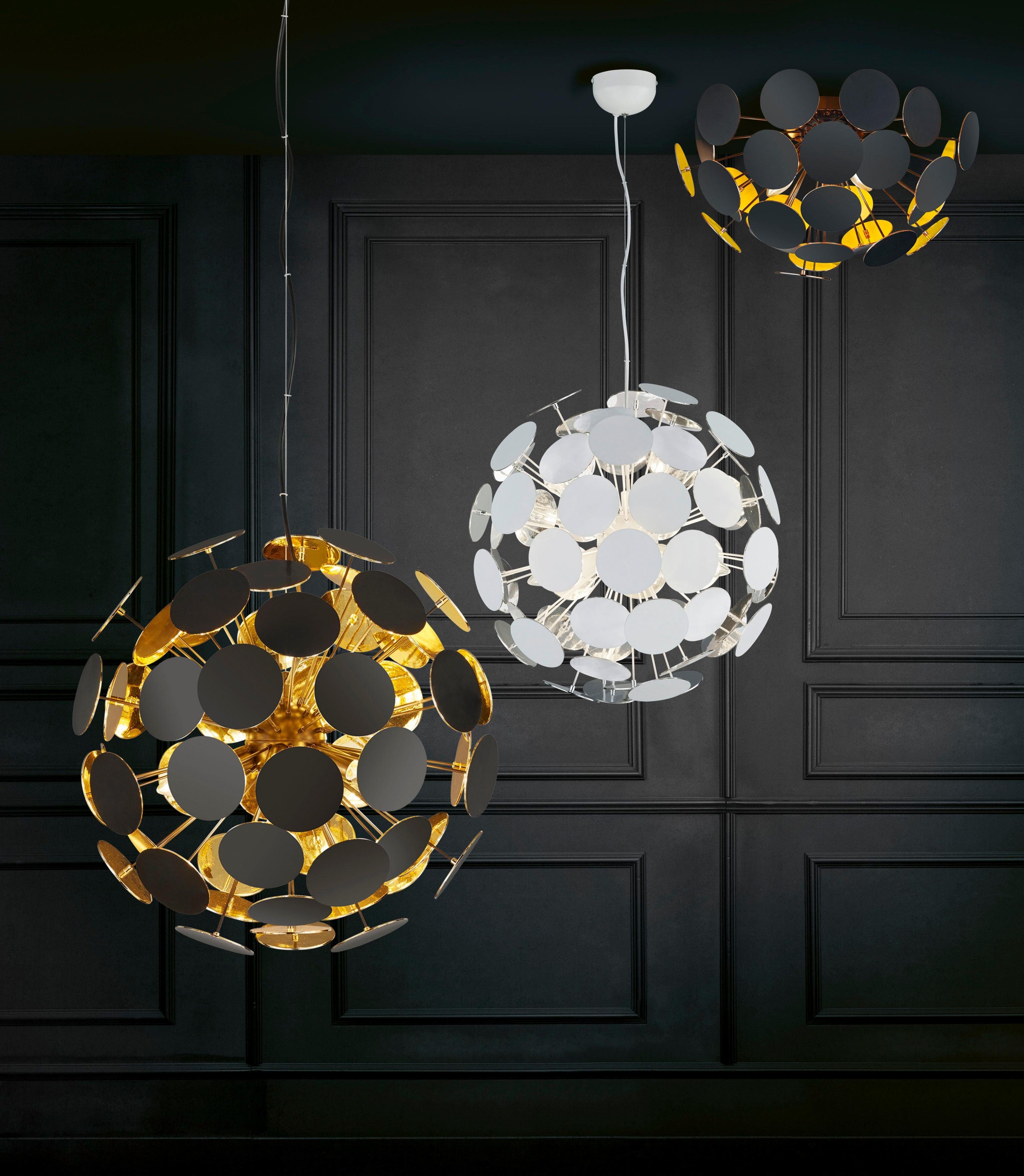 TRIO Leuchten Deckenleuchte Discalgo, ohne Leuchtmittel, Deckenlampe