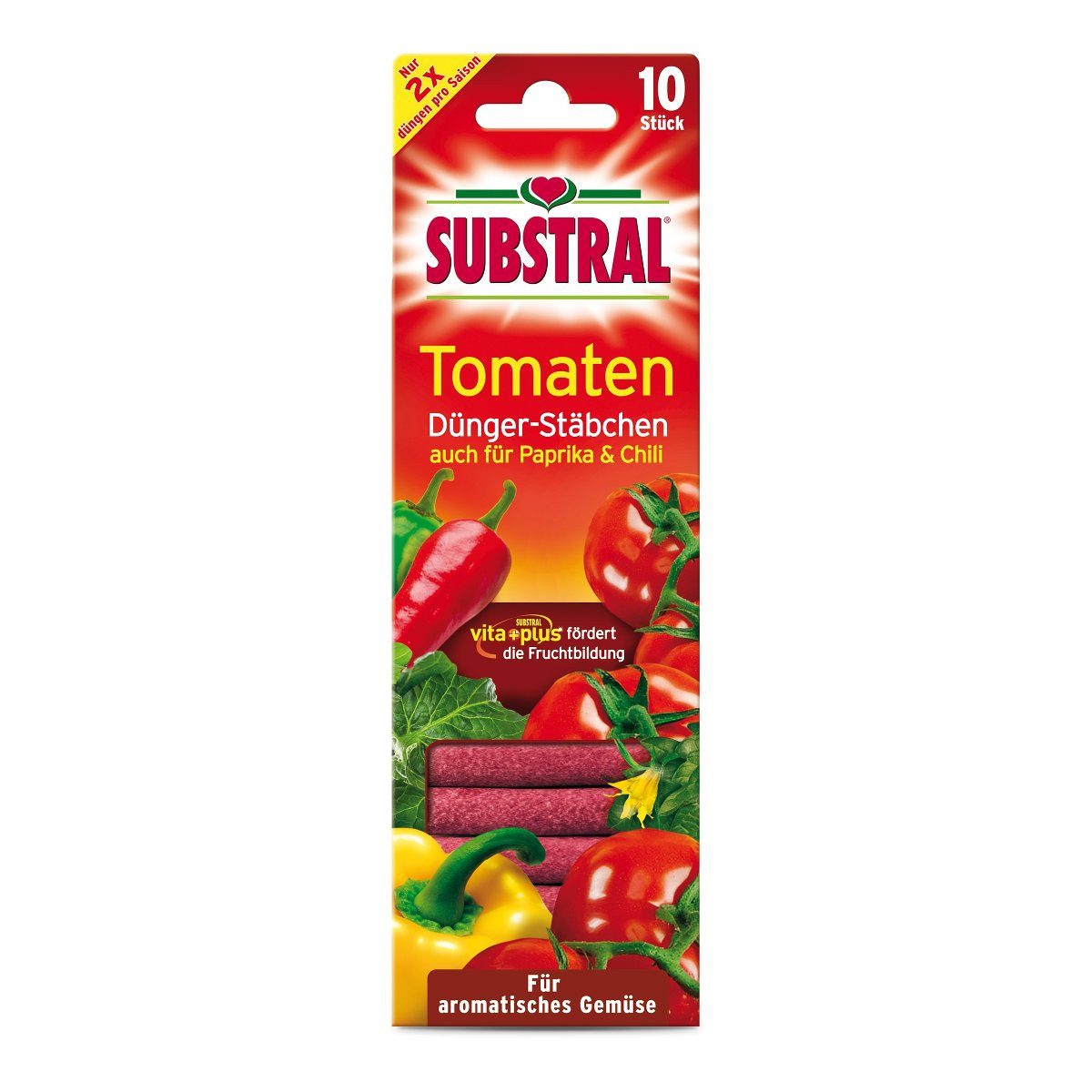 Substral Pflanzendünger Dünger-Stäbchen für Tomaten, 10 Stück