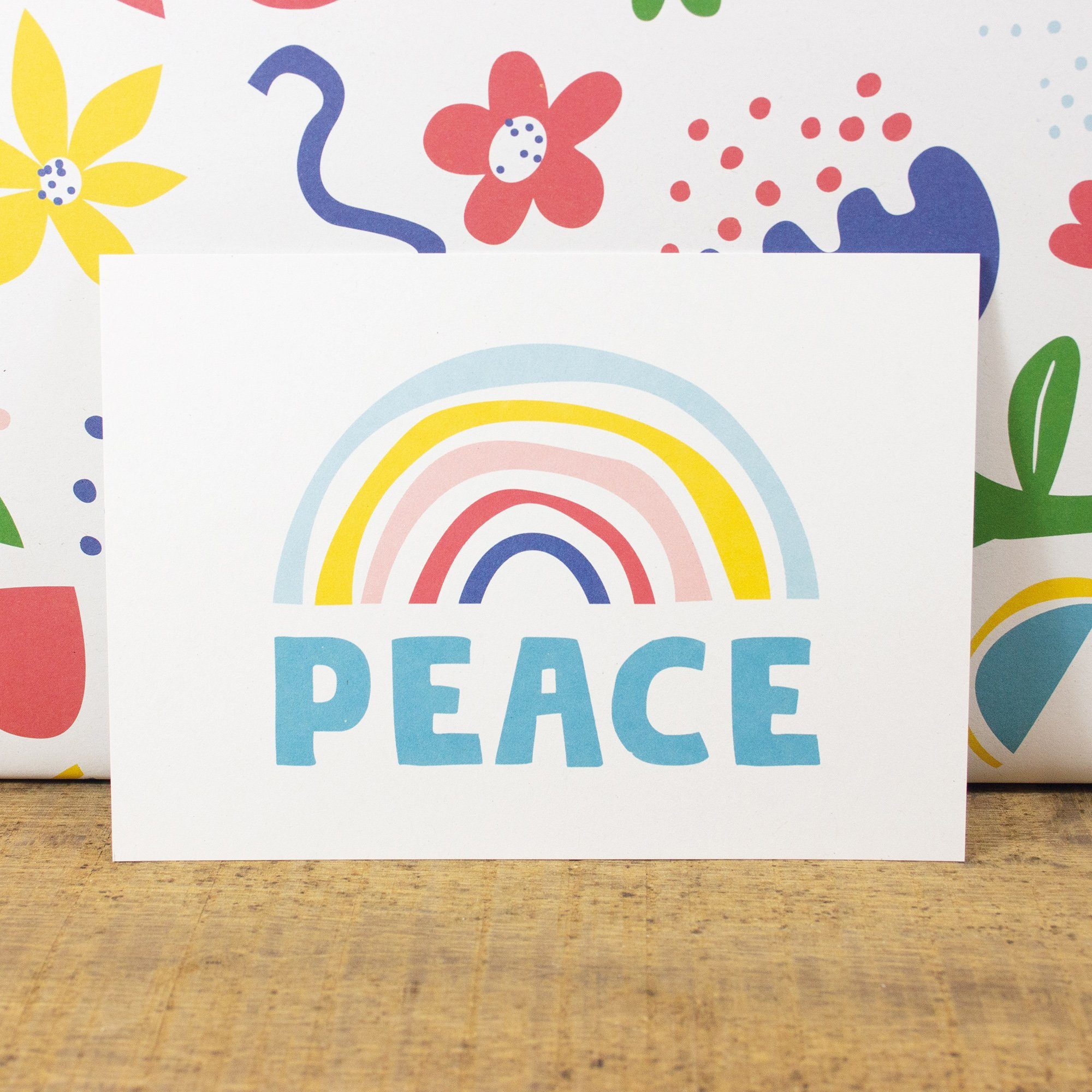 Bow Hummingbird Recyclingpapier 100% Postkarte Peace, Postkarte &