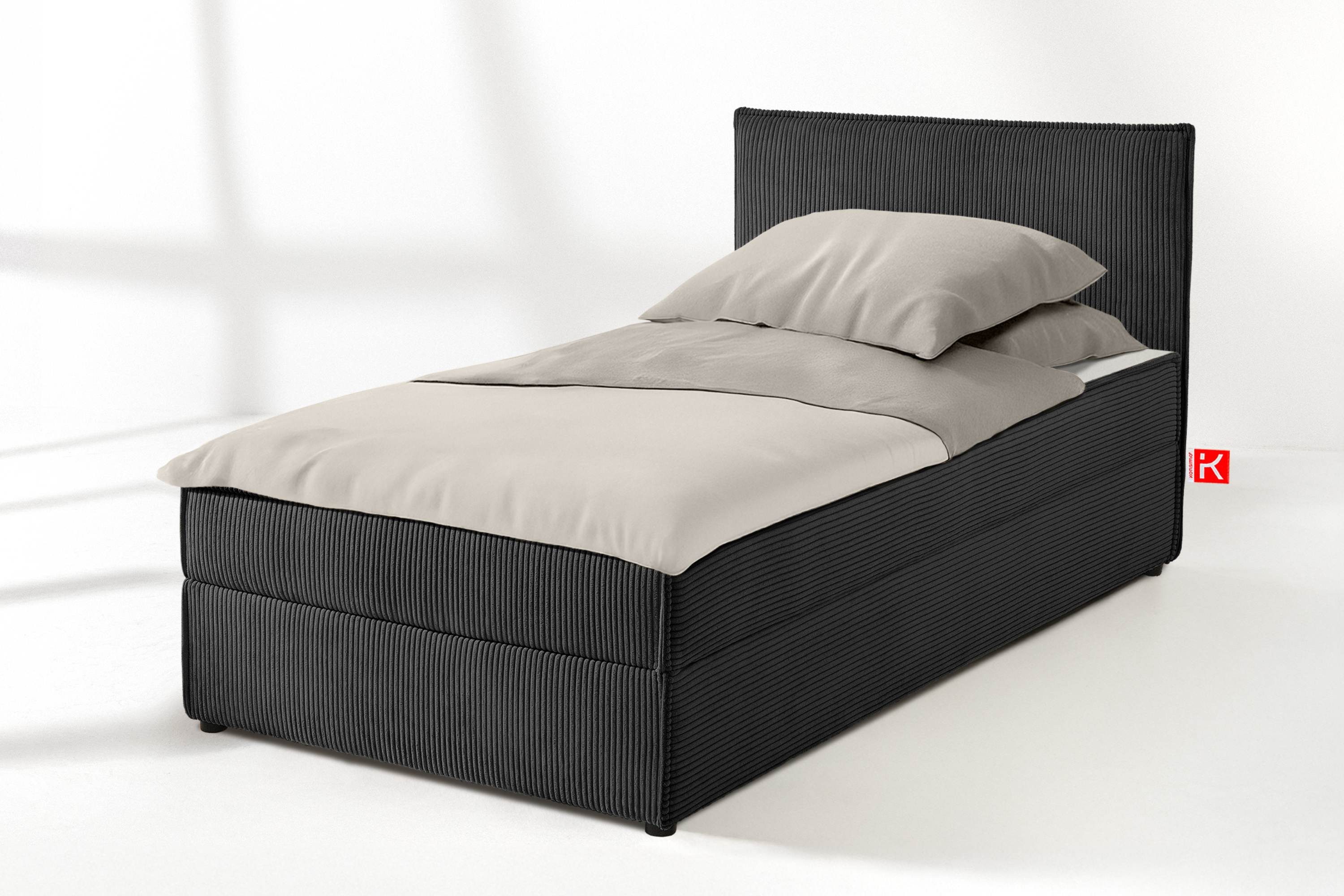 KONSIMO® Jugendbett Einzelbett, Polsterbett ROTI, Tagesbett (90 cm x 200 cm günstig online kaufen