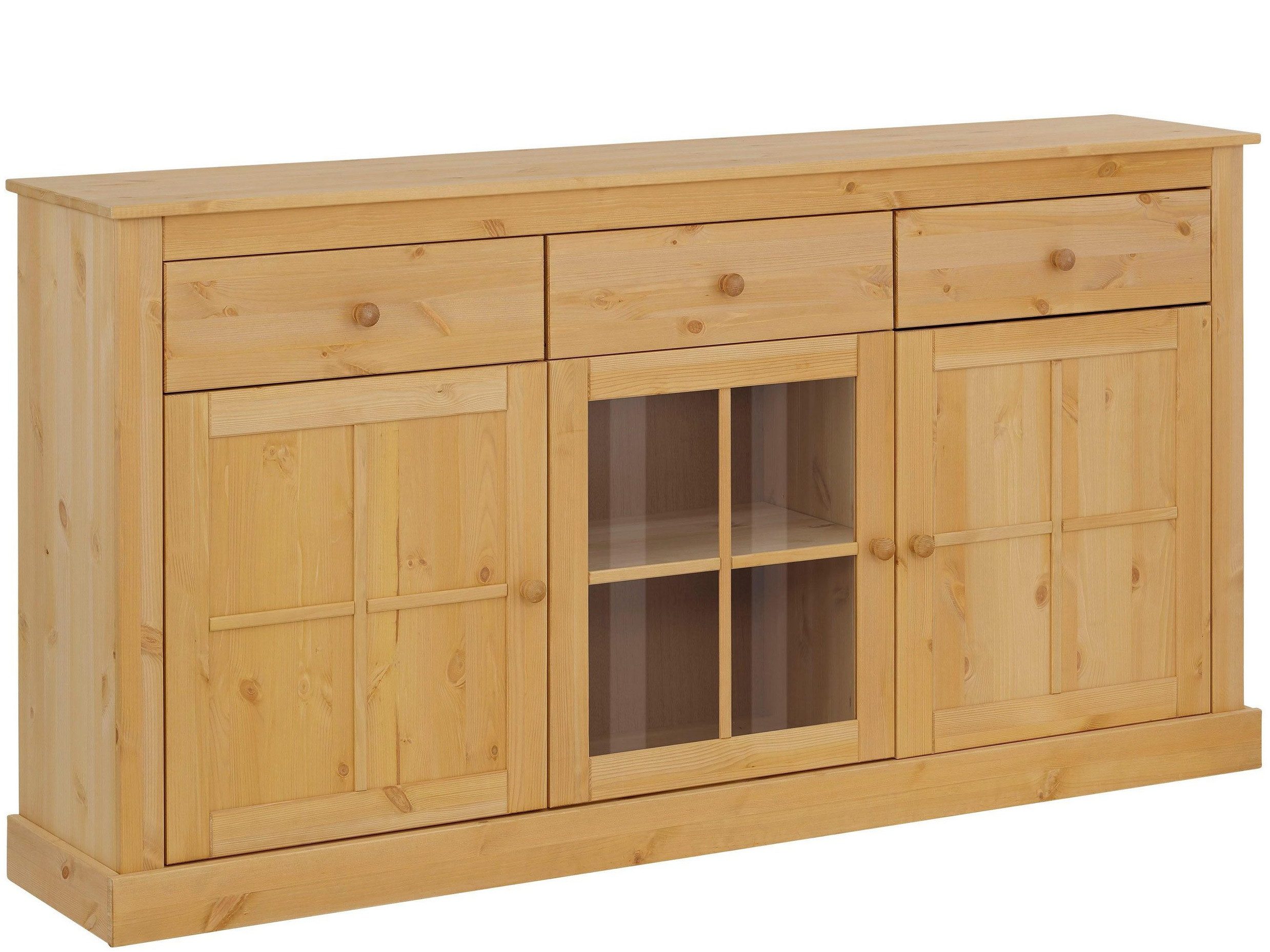 loft24 Sideboard Costa, Anrichte Kiefer, Kommode Massivholz, Schrank Landhausstil