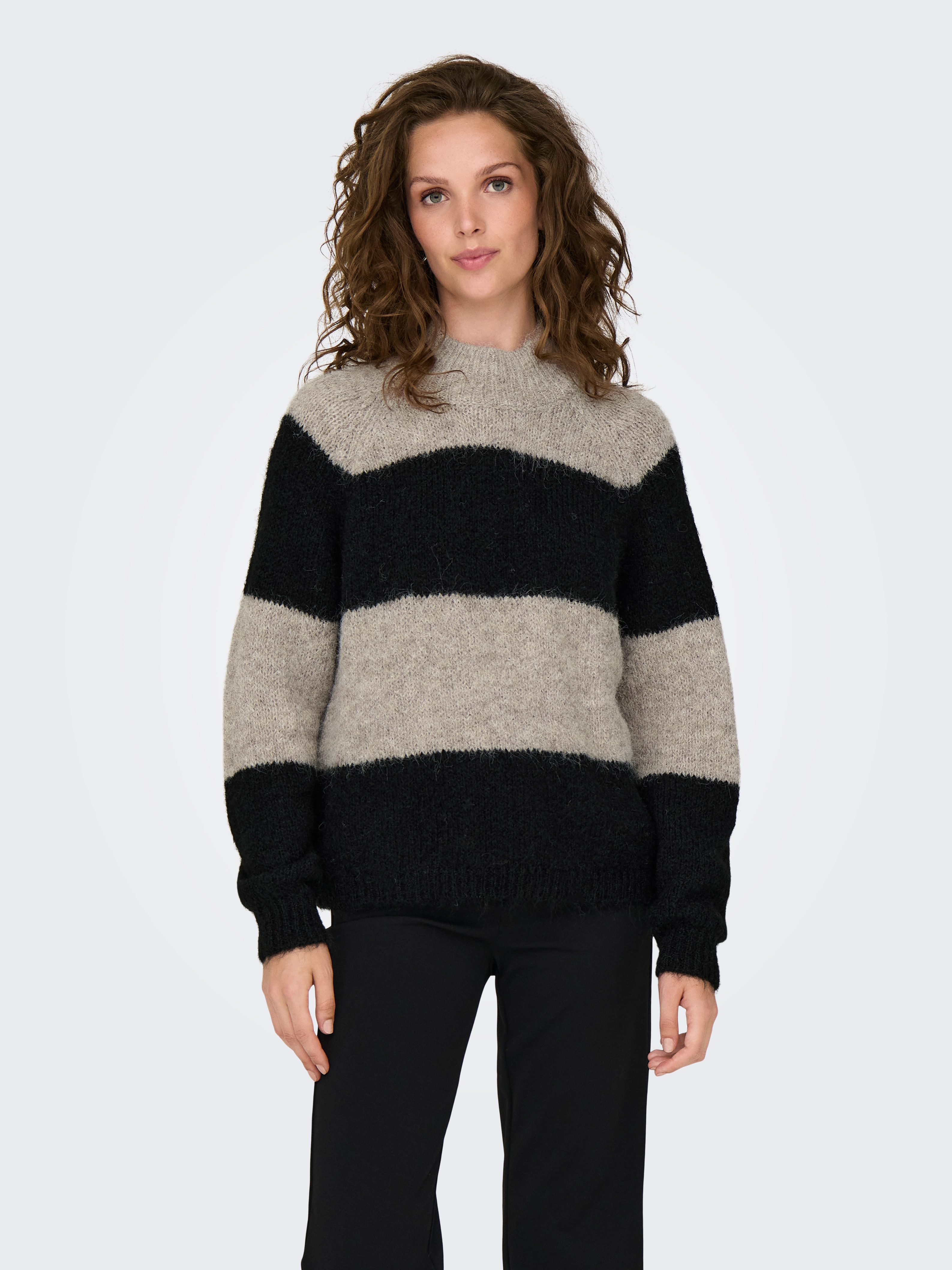 Stehkragenpullover JDYZOEY LIFE L/S HN RAGLAN PUL KNT NOOS