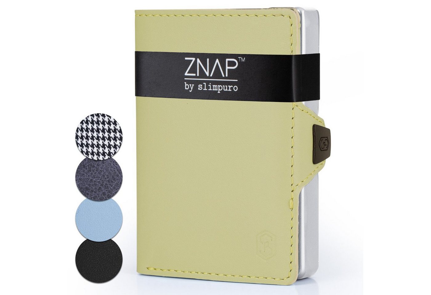 Slimpuro Geldbörse ZNAP Wallet (Set), Portemonnaie RFID-Schutz Bankkarten Geldscheine Münzen Damen Herren