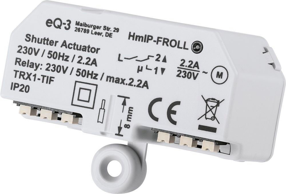 Homematic IP Sensor Rollladenaktor (151347A0) Unterputz –
