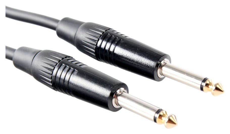 Pronomic BOXJ1-10 Boxenkabel 10 m Audio-Kabel, Klinke 6.3 mm Mono, (1000 cm), Sauerstofffreies Kupfer, Spannzangen-Zugentlastung