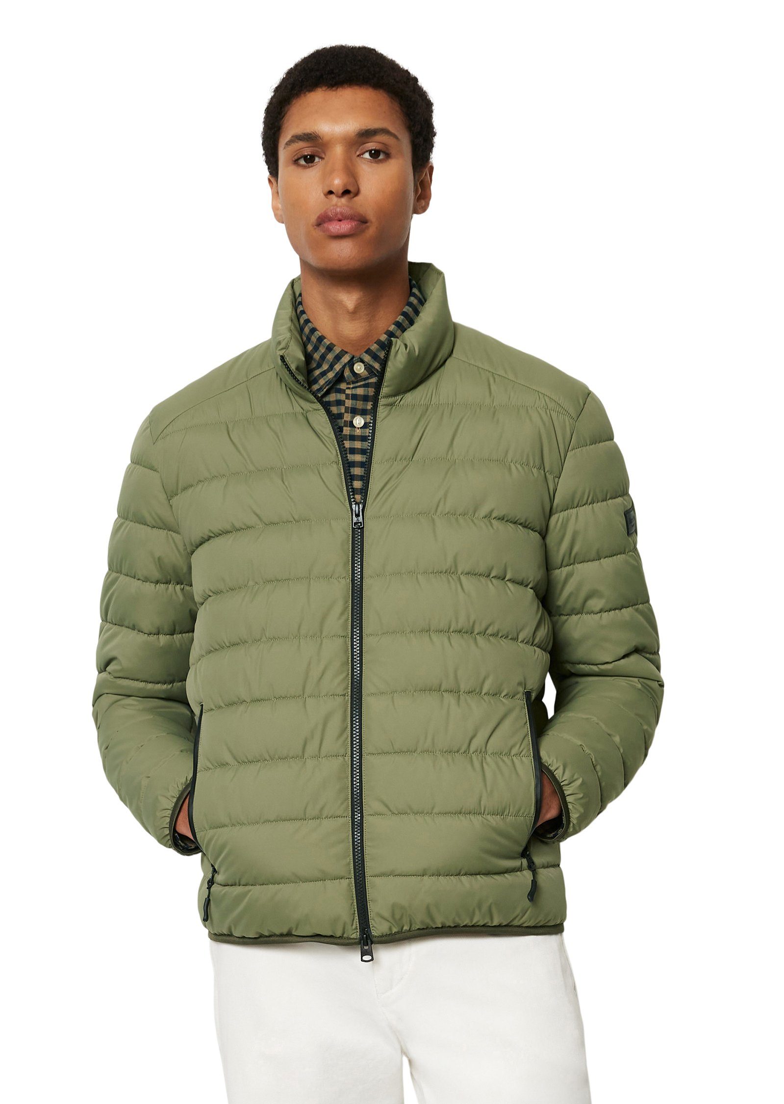 Marc O'Polo Steppjacke mit 2-Wege-Zipper olive