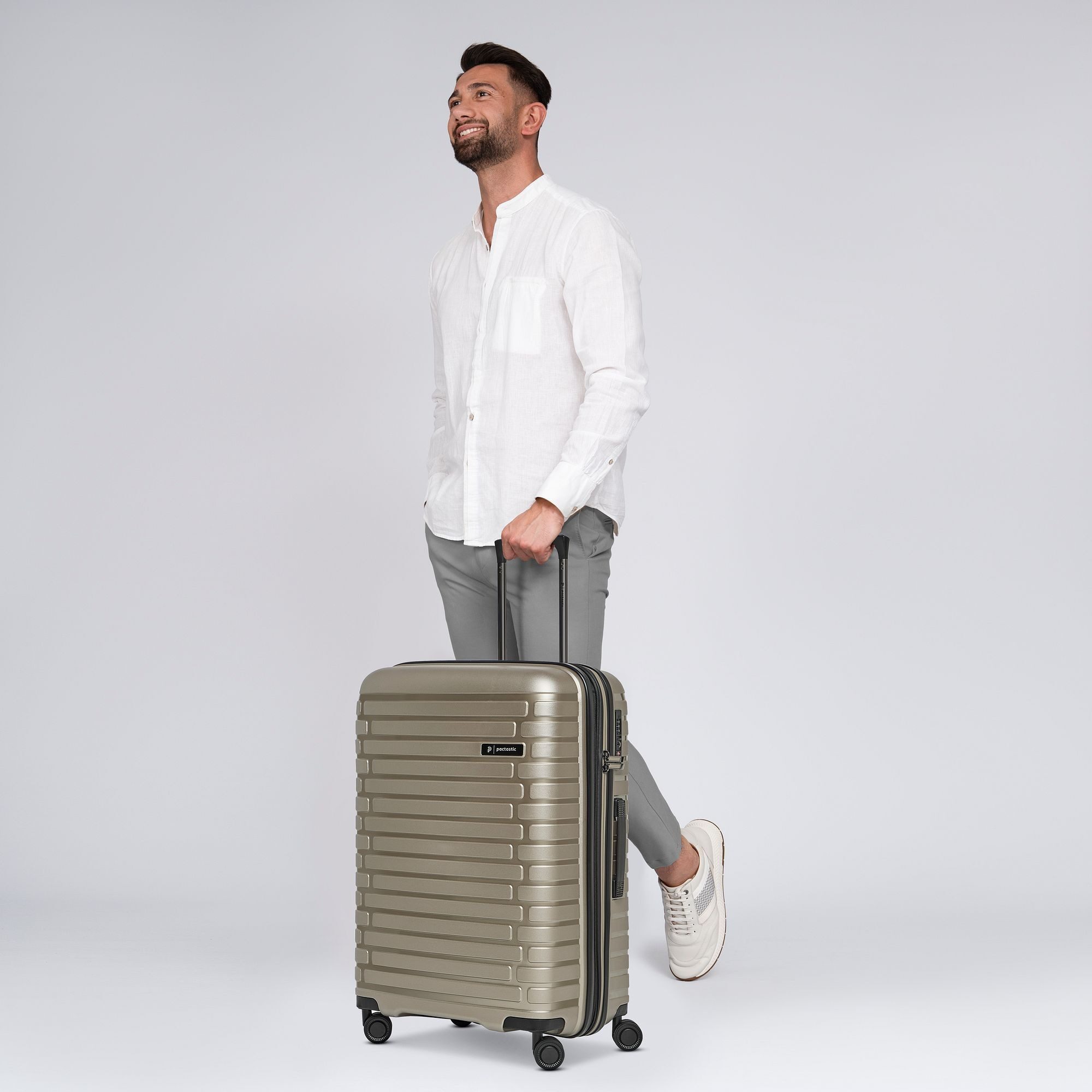 Pactastic Hartschalen-Trolley Collection 04, 4 Rollen, Polypropylen