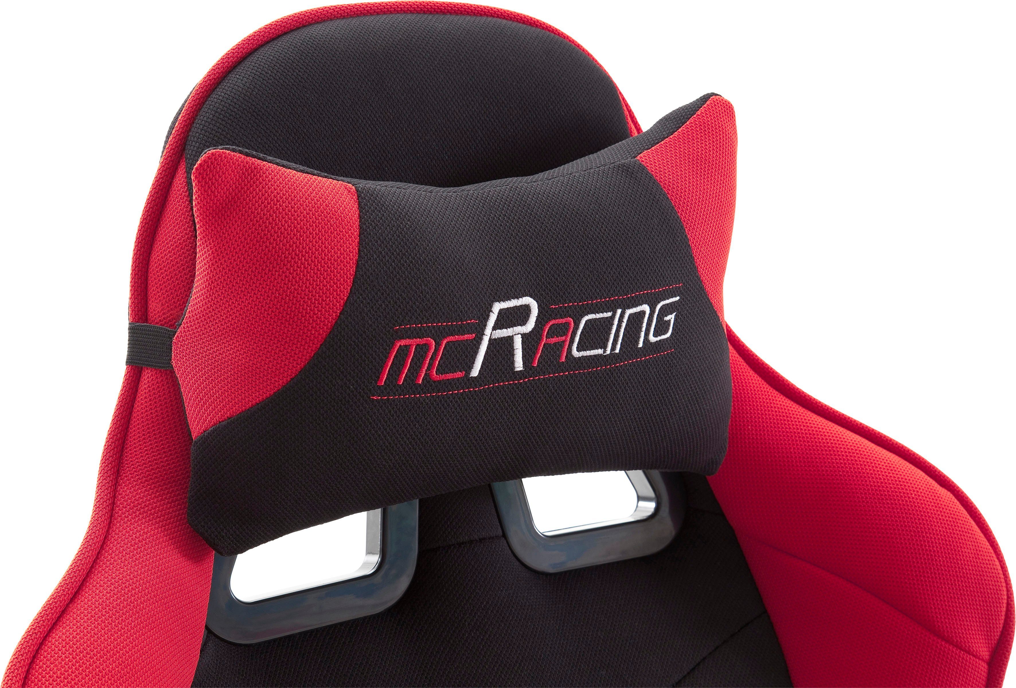 MCA furniture Gaming-Stuhl MC Racing St), Gaming-Stuhl Racing Gaming-Stuhl SCHWARZ-ROT (Set, MC 1