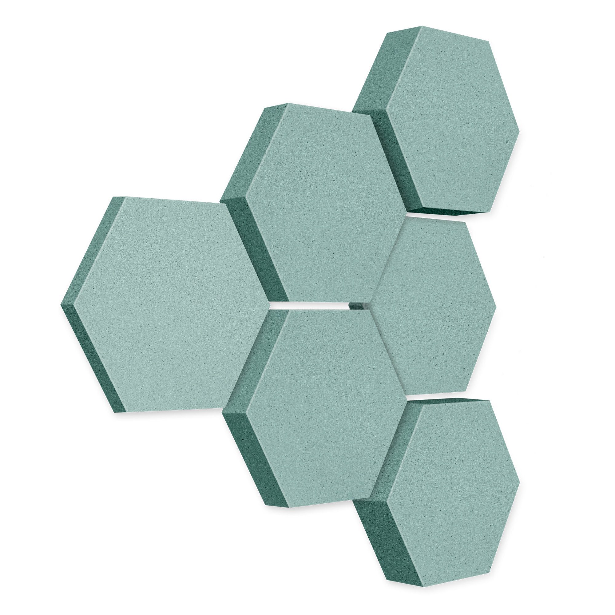 platino24 Akustikplatte Edition LOFT 6 Elemente 3D I Ø 300mm, Schalldämmung Wand & Decke