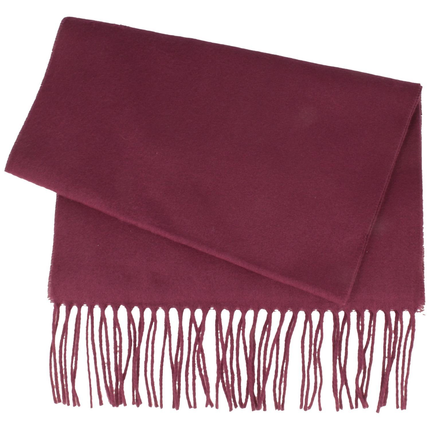 Breiter Modeschal, weich mit Fransen aus günstig online kaufen