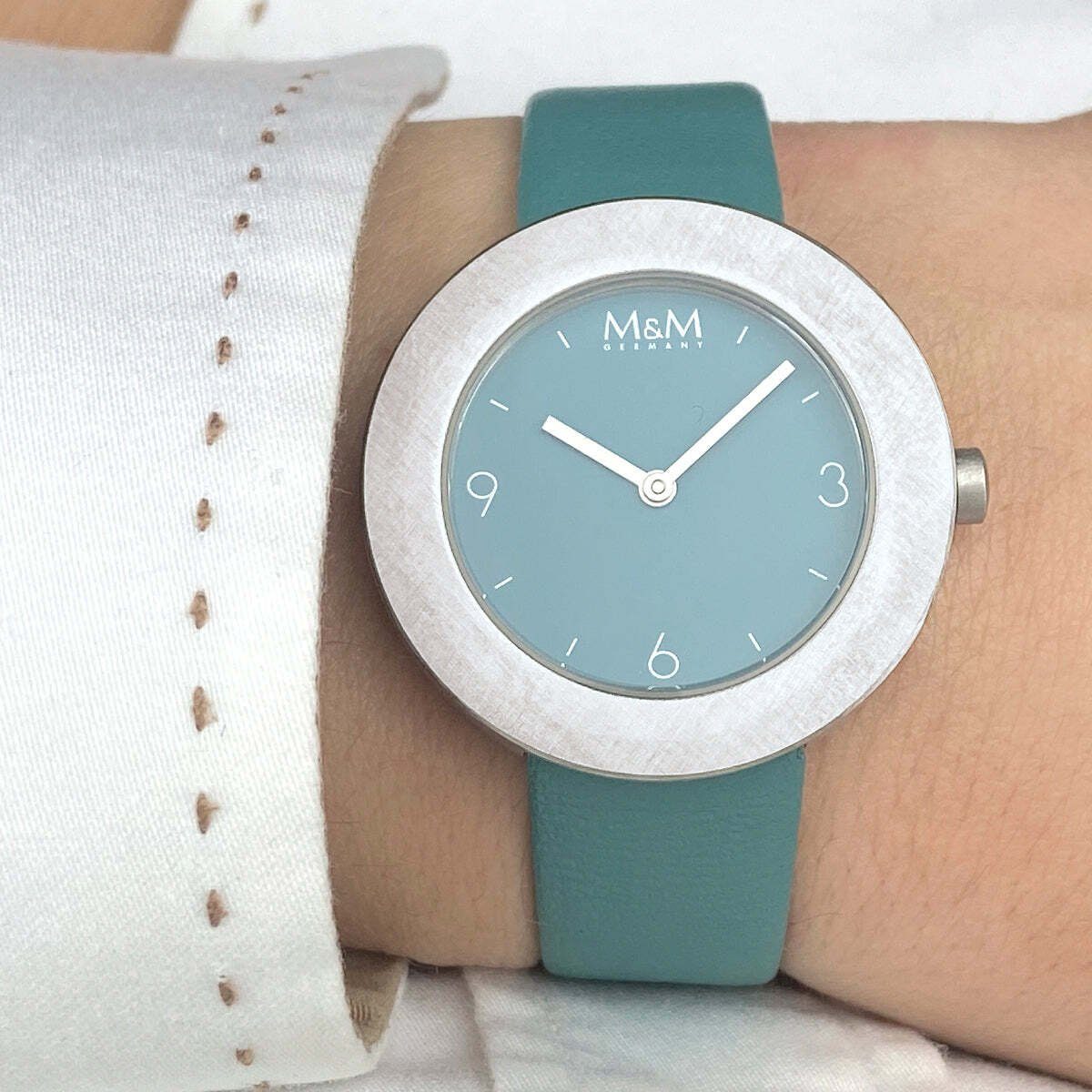 Quarzuhr Armbanduhren Damen Leder Circle Line, günstig online kaufen