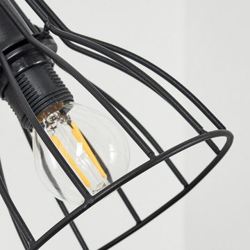 hofstein Wandleuchte »Galligianesi« moderne Wandlampe aus Metall/Holz in Schwarz/Natur, ohne Leuchtmittel