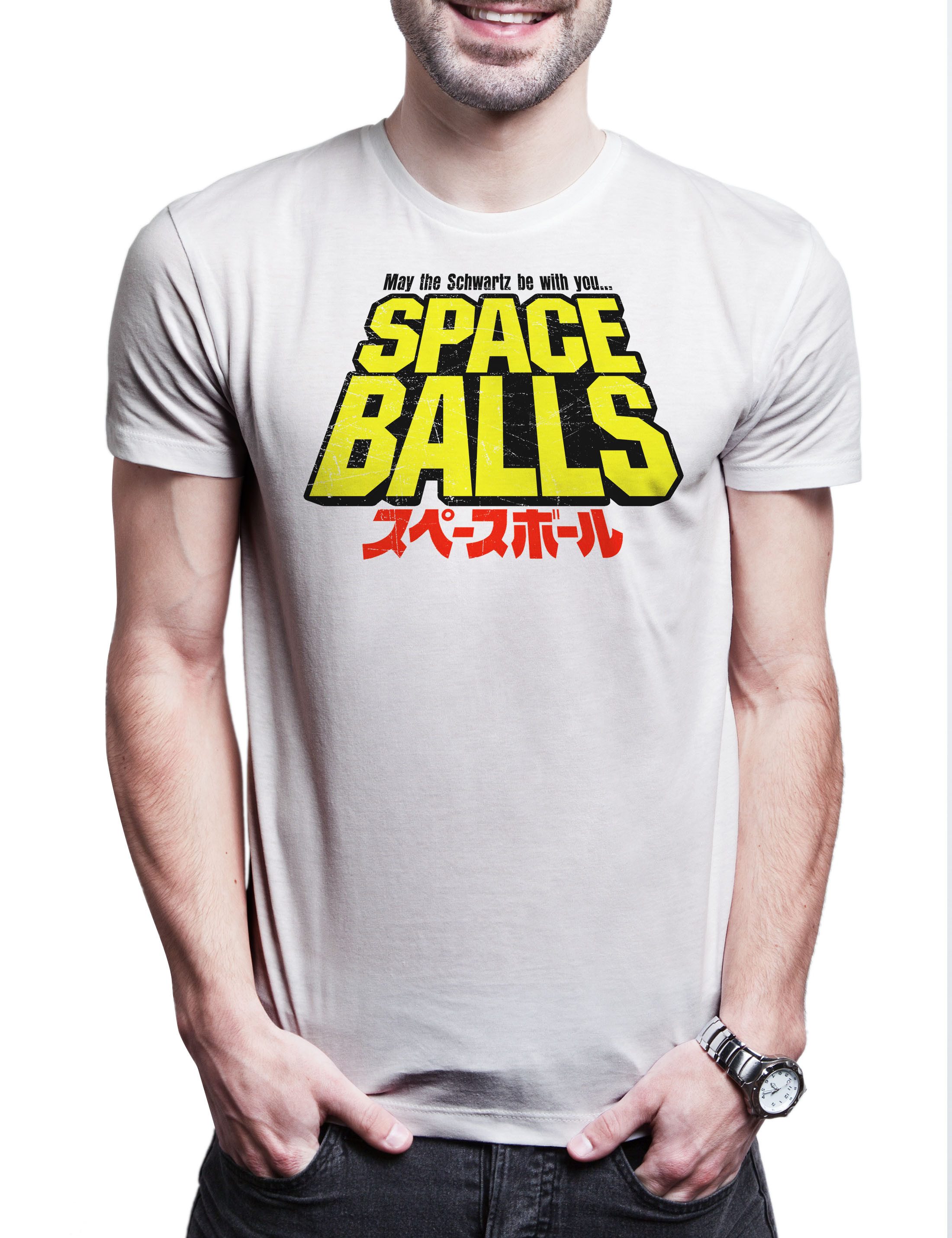 Print-Shirt Spaceballs Herren T-Shirt Dark Waldi Lord Helmchen Dark Helmet Cult