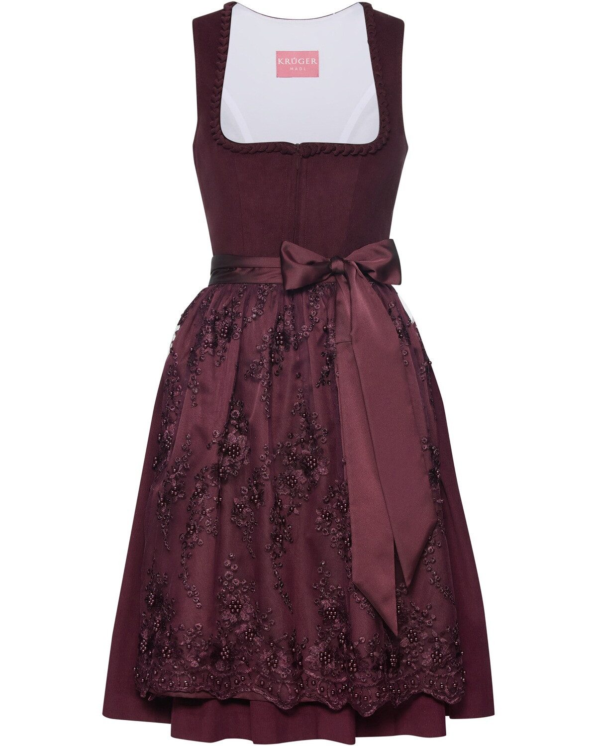 Krüger Madl Dirndl Midi-Feincord-Dirndl Betty