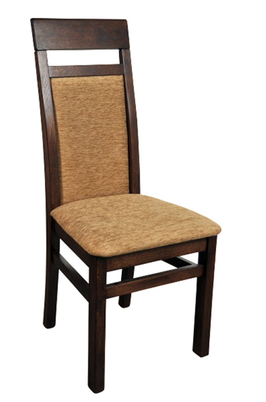 JVmoebel Esszimmerstuhl, Stuhl 6x Stühle Gruppe Set Wohn - Esszimmer Garnitur Holz Lehn