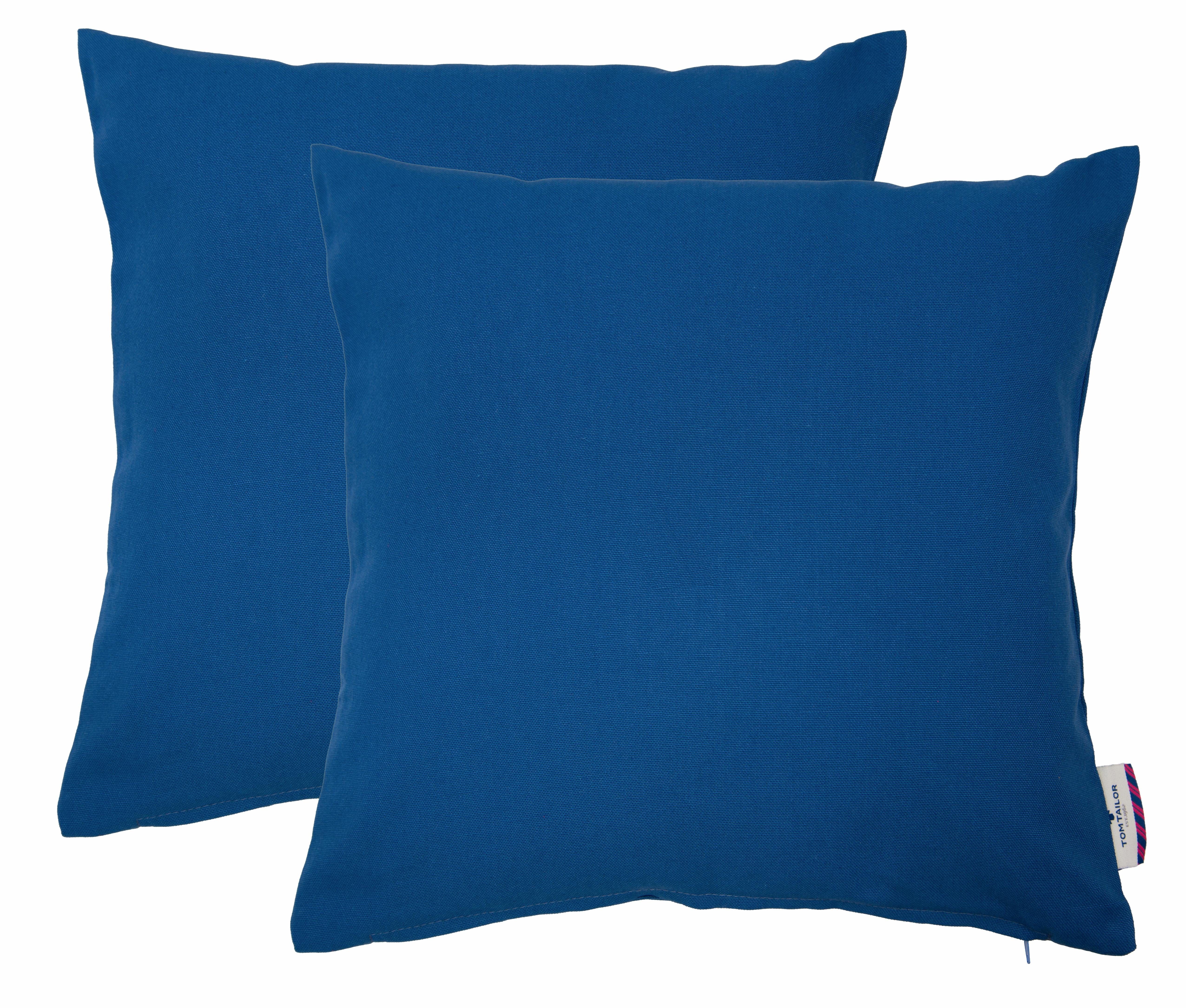 TOM TAILOR HOME Dekokissen Dove, unifarben, Kissenhüllen ohne Füllung, 2er günstig online kaufen