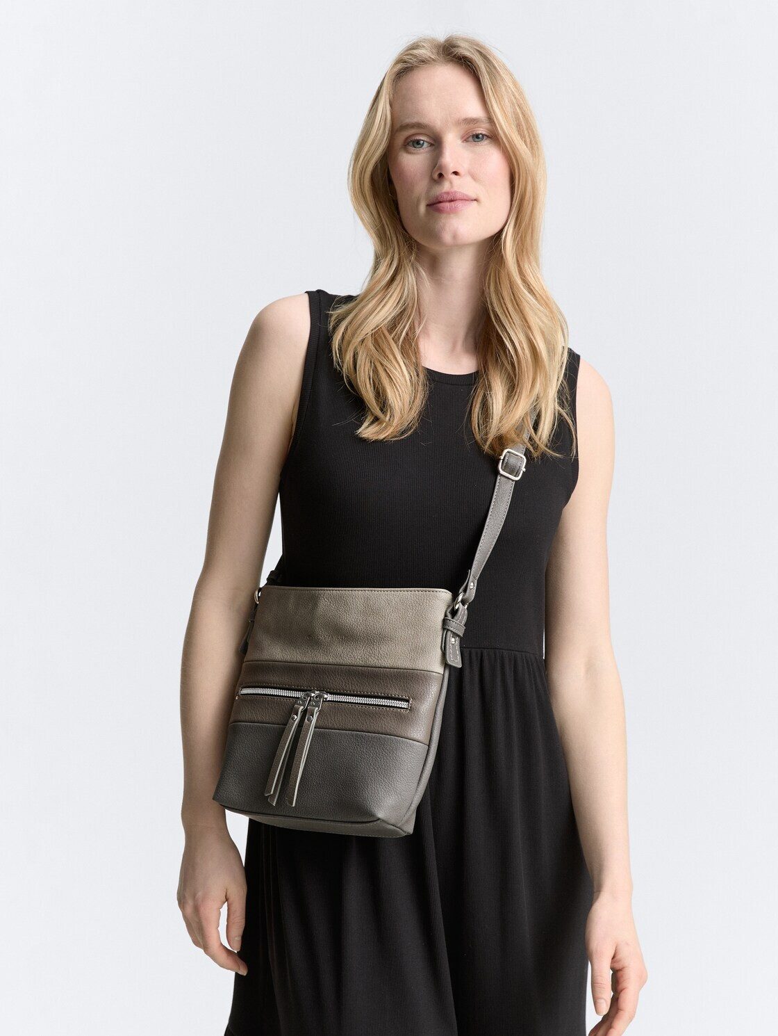 TOM TAILOR Umhängetasche Bags, TTELLEN M Umhängetasche mit Colour-Blocking