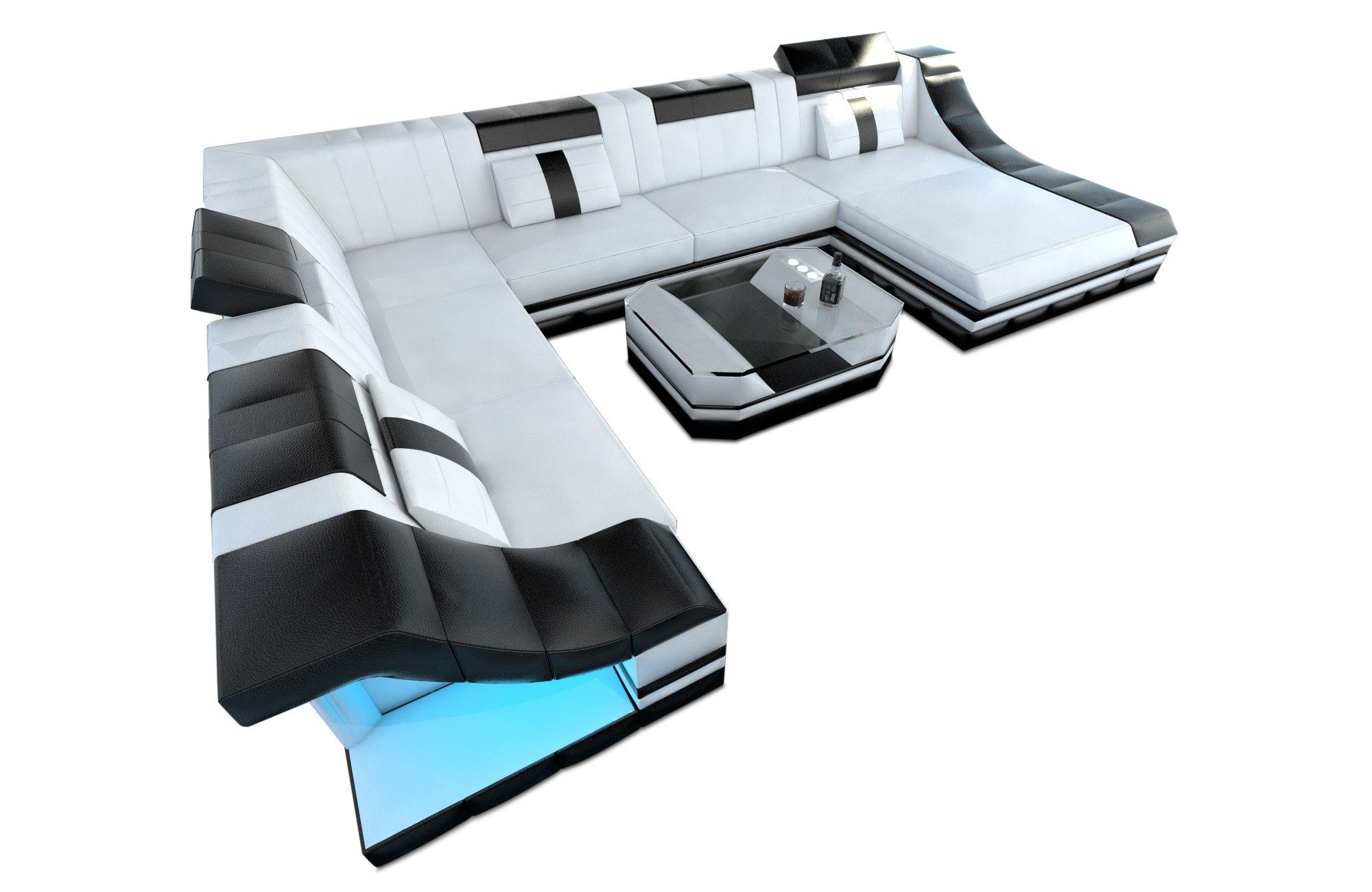 Sofa Dreams Wohnlandschaft Ledercouch Sofa Leder günstig online kaufen
