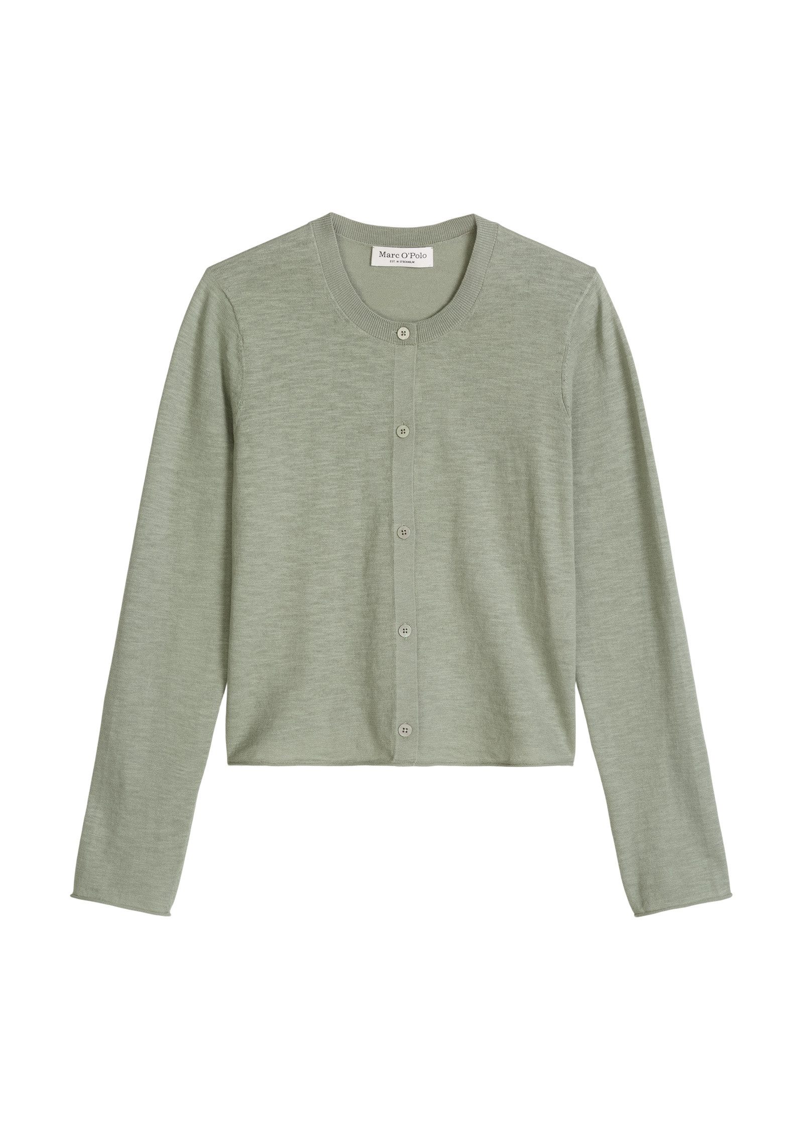 Cardigan aus Organic Cotton-Leinen-Mix