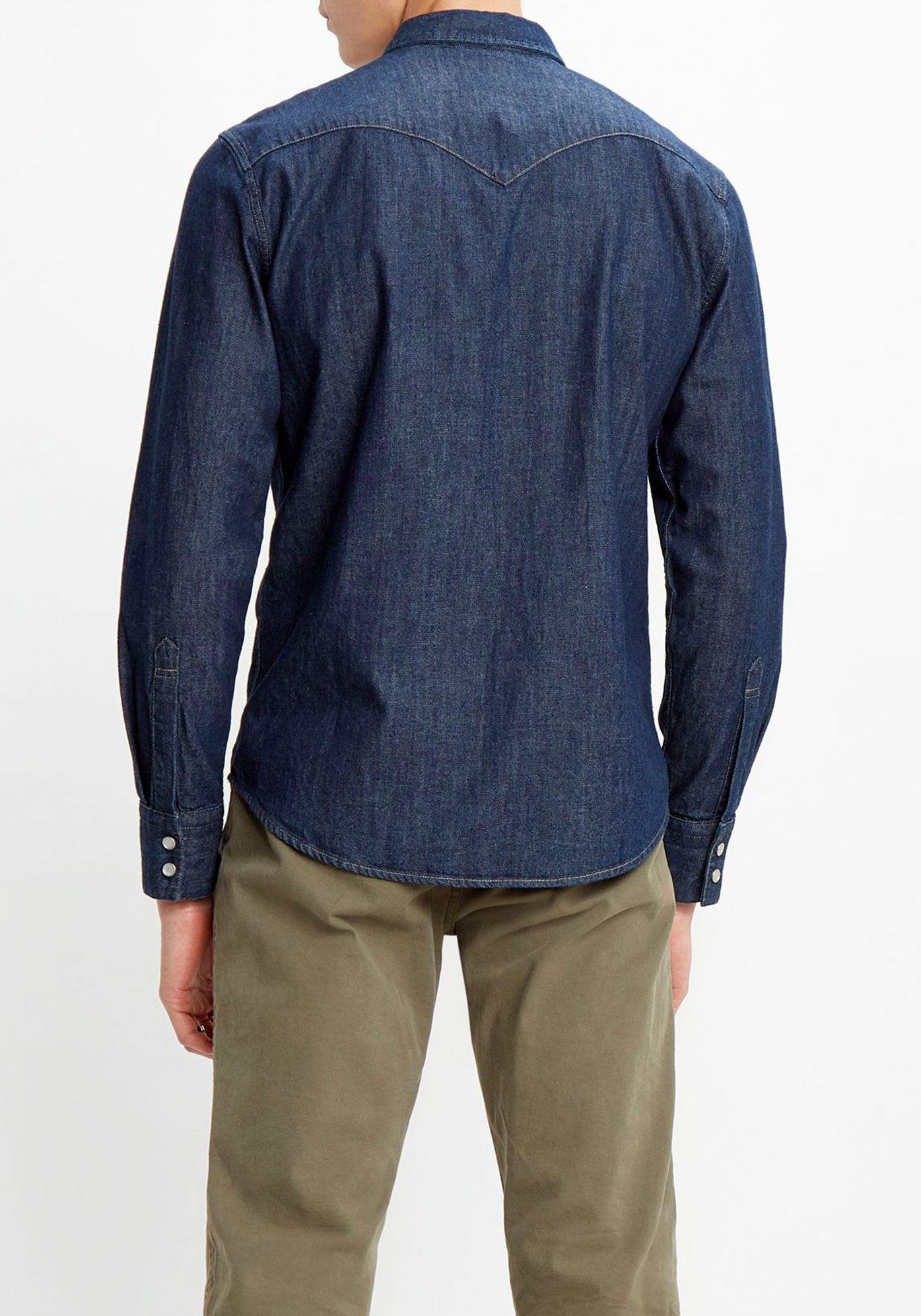 Levi's® BARSTOW Jeanshemd WESTERN mit LE blue Brusttaschen STAND dark