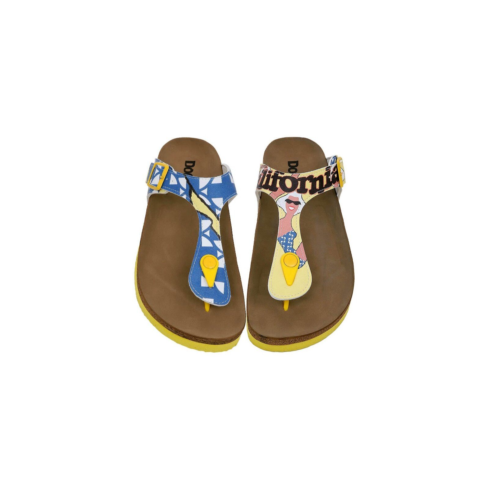 DOGO Lila Zehentrenner Southern California Damen Sandalen Zehentrenner Handgefertigt