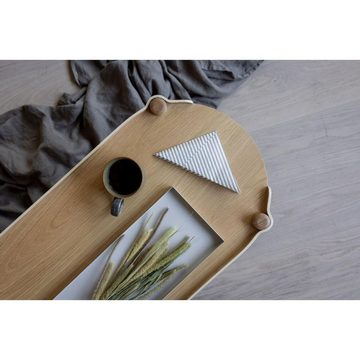 Cooee Design Tablett Tablett Tray Graphite Sand (39x25cm)