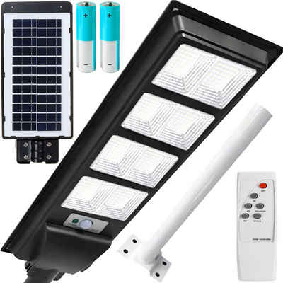 Retoo LED Solarleuchte LED Solar Straßenlampe Straßenlaterne Fernbedienung Solarleuchte, LED SMD EPISTAR, 3 Moden des Leuchtens,IP67, Dämmerungssensoren und Bewegungssensoren