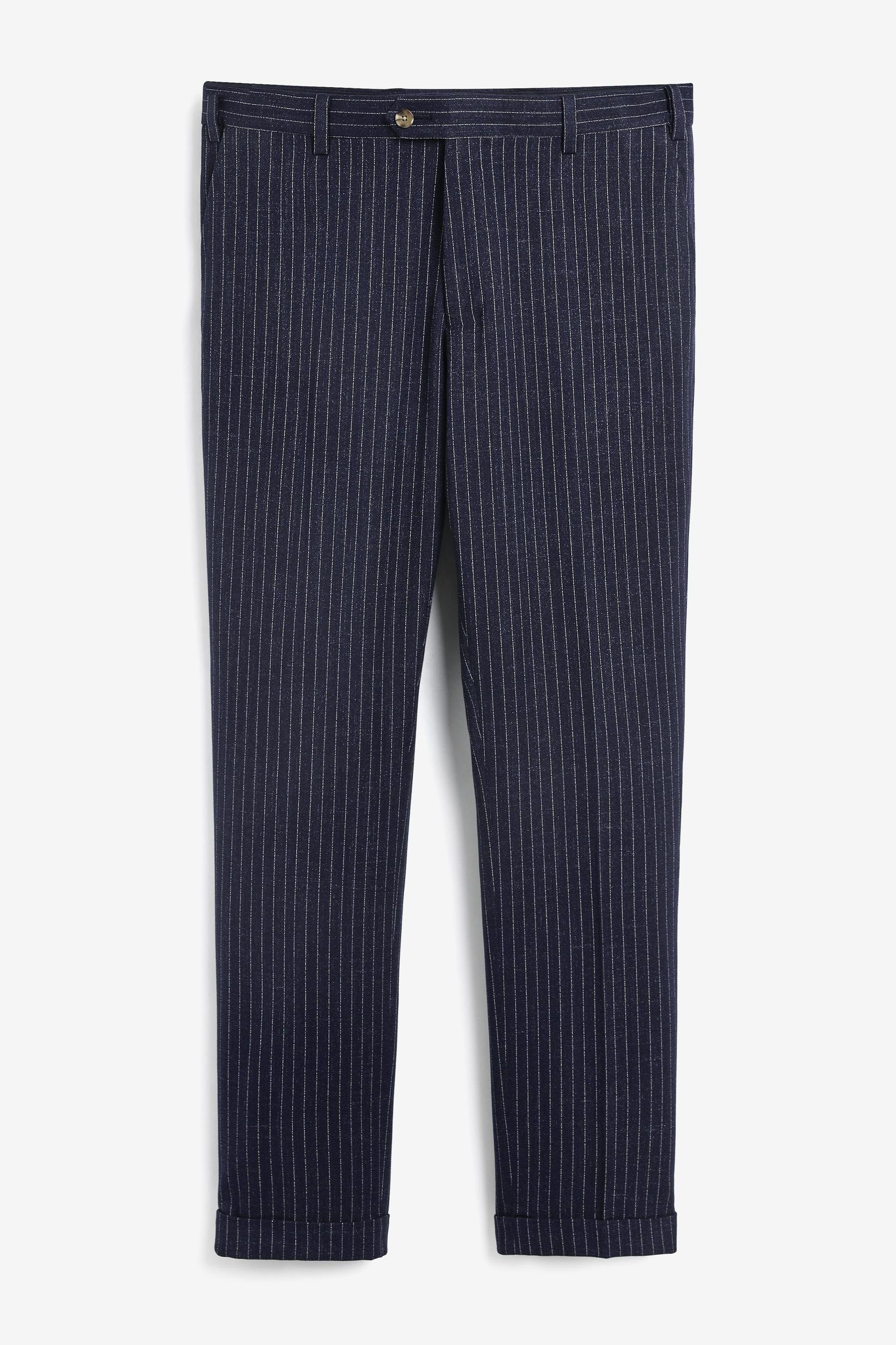 Next Anzughose Gestreifter Slim-Fit Anzug: Hose (1-tlg)