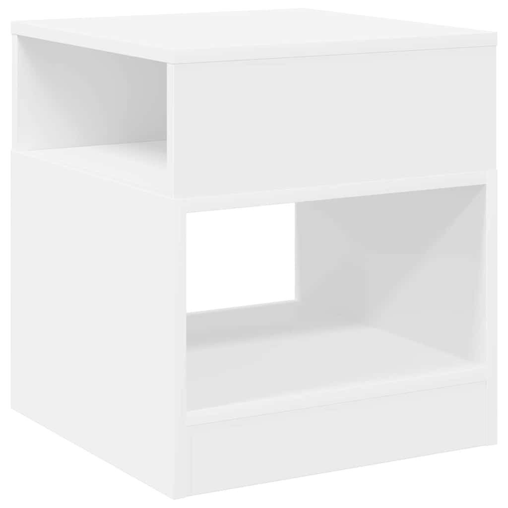 vidaXL Beistelltisch Beistelltisch Weiß 40,5 x 40 x 45 cm Holzwerkstoff (1-St)