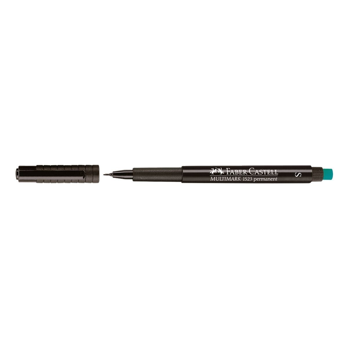 Faber-Castell Permanentmarker Multimark 1523 S, (1-tlg), Strichstärke 0,4 mm (S), korrigierbar