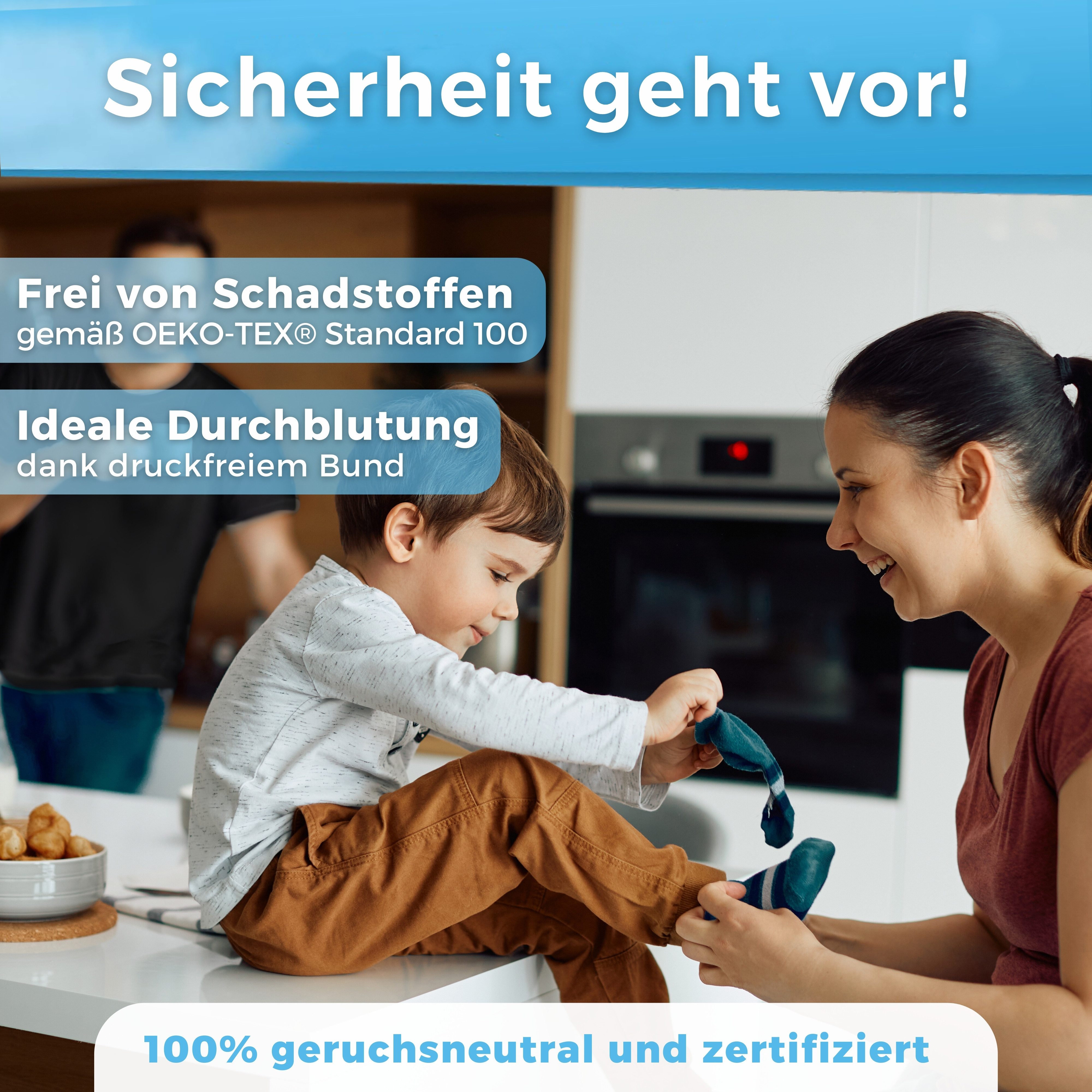 MEDOLY Sneakersocken für Kinder (10 Paar) Socken Mädchen & Jungen, aus 72% Baumwolle - ohne einschneidenden Bund – Bild 3 von 5