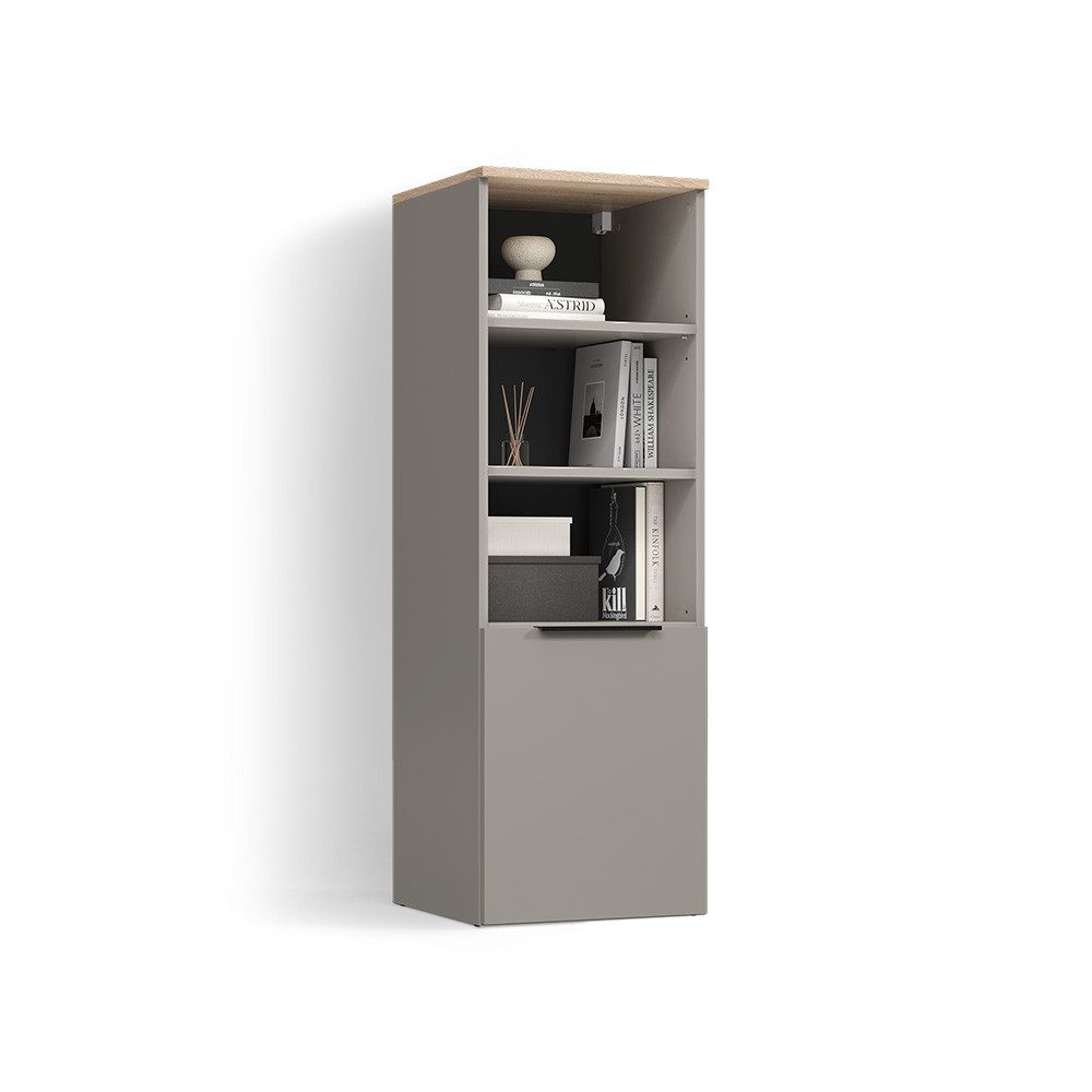 Livinity® Aktenschrank Piave, Greige, mit einer Tür (1-St)
