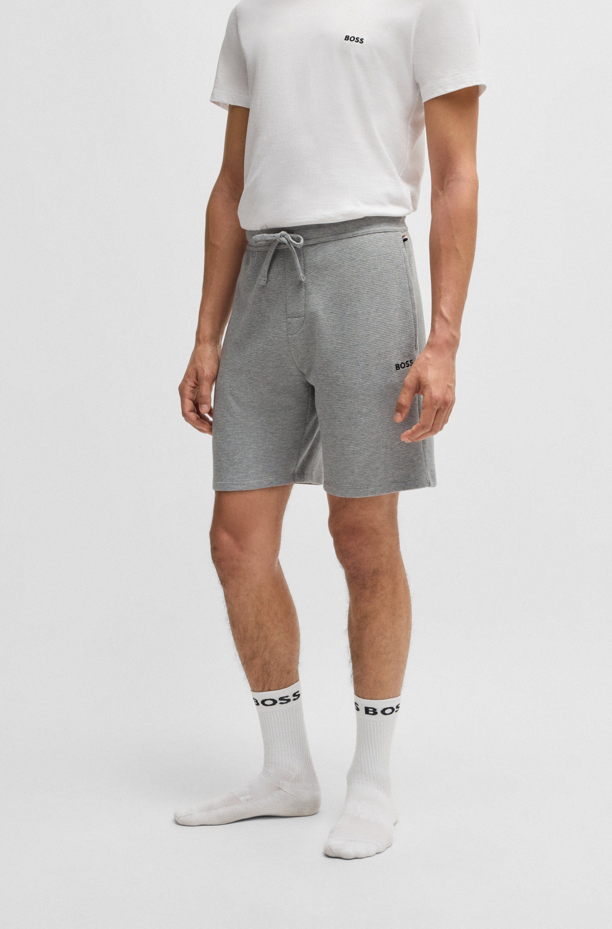 BOSS Pyjamashorts Waffle Shorts