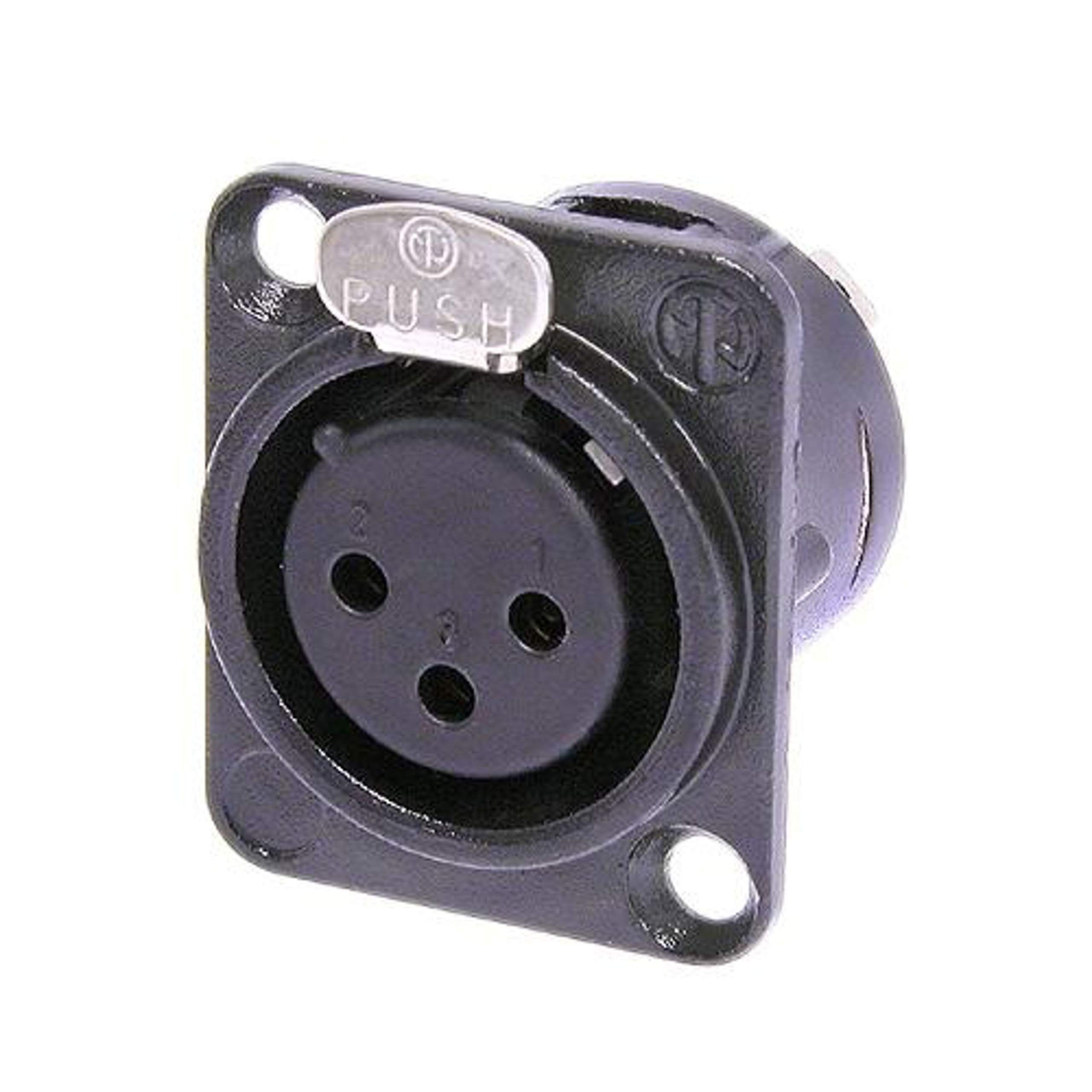 Thumbnail - Neutrik Lautsprecherstecker, (NC3FDL-BAG-1 Chassisbuchse Einbaubuchse Hochwertige Verarbeitung Langlebig Robust, Stecker...