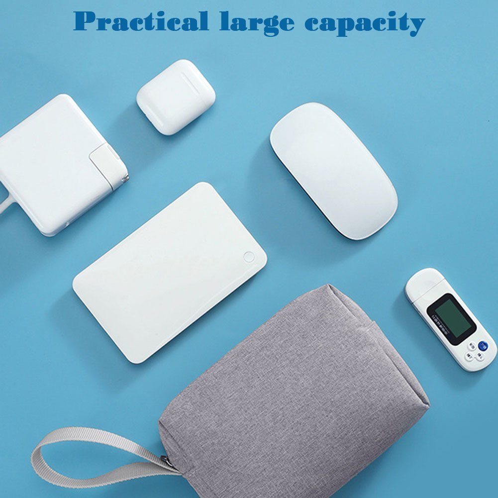 Cartbag grey Blusmart Digitale Verschleißfeste Geräte. Mehrzweck-Aufbewahrungstasche Für