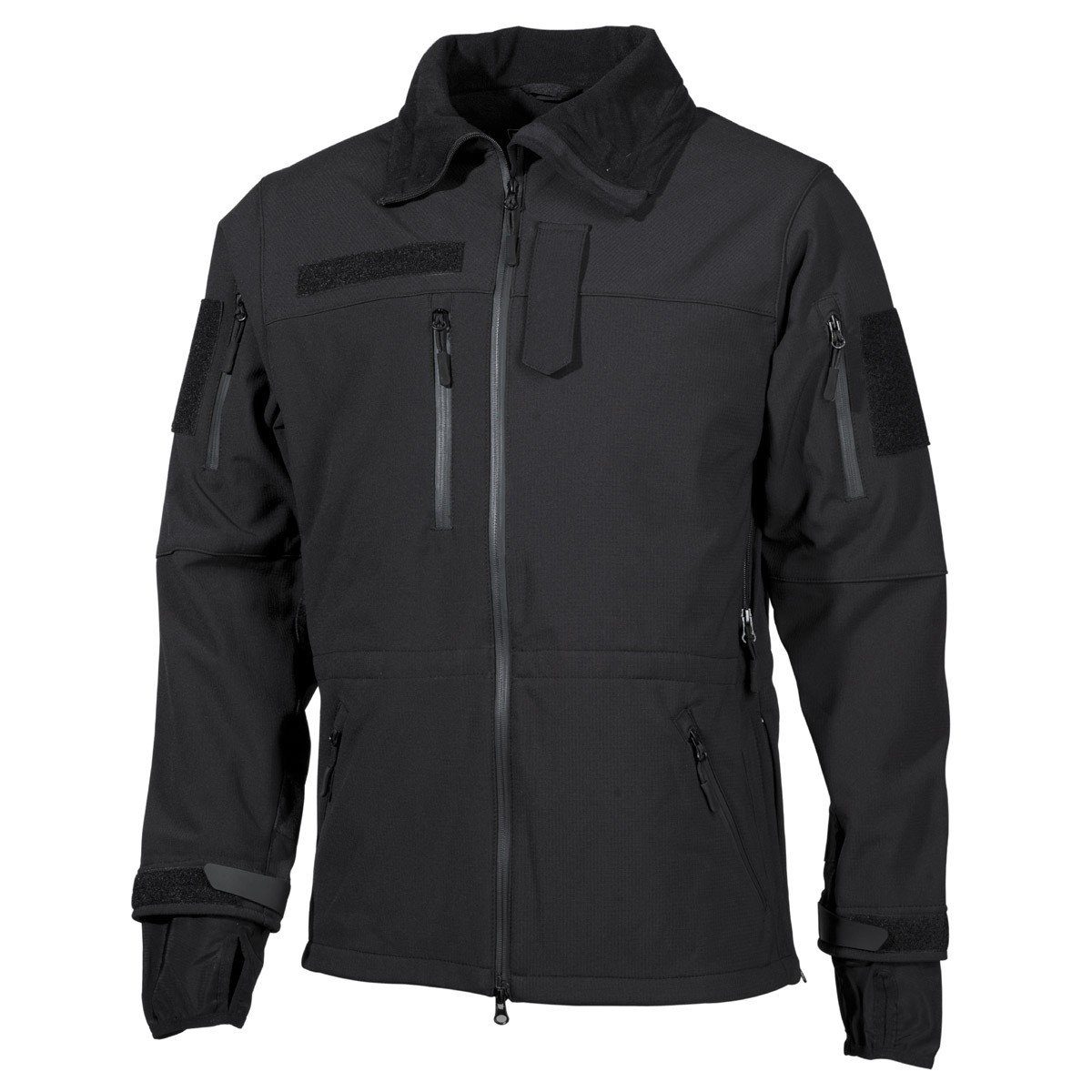 Outdoorjacke Soft Shell Jacke, High Defence, schwarz