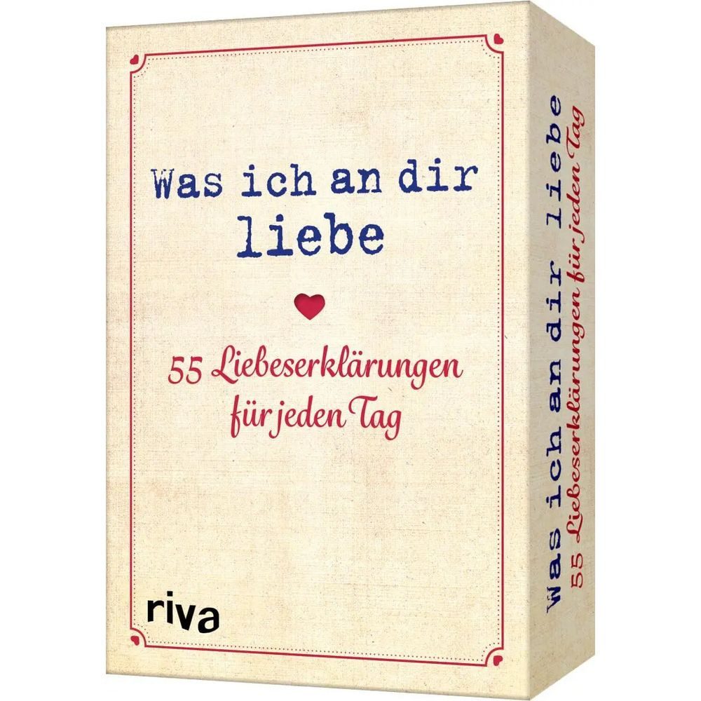 Riva Spiel Was ich an dir liebe - 55 Liebeserklärungen für jeden Tag