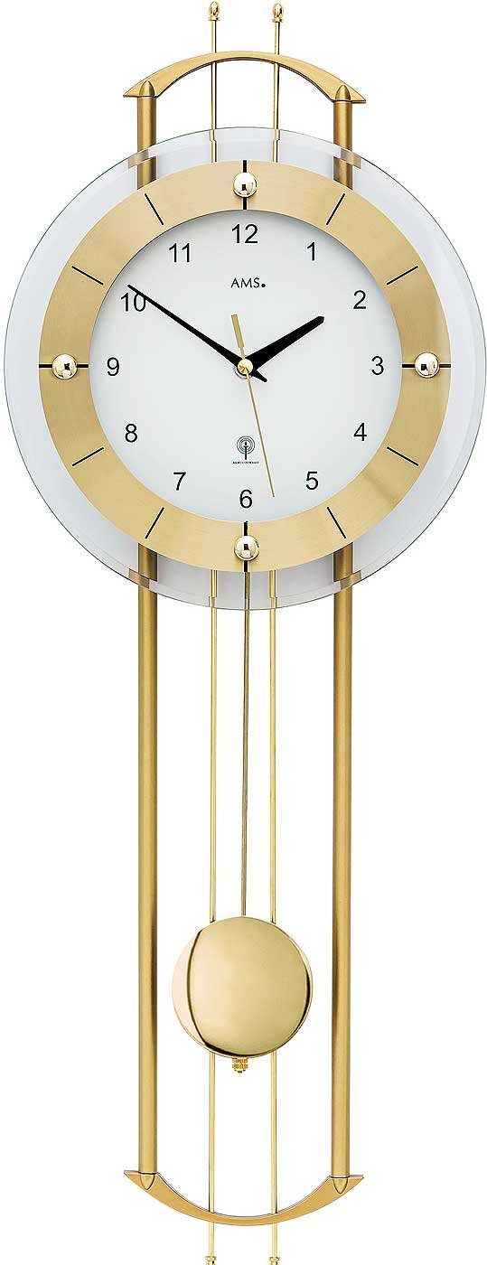 AMS Wanduhr Pendeluhr klassisch 68 cm günstig online kaufen