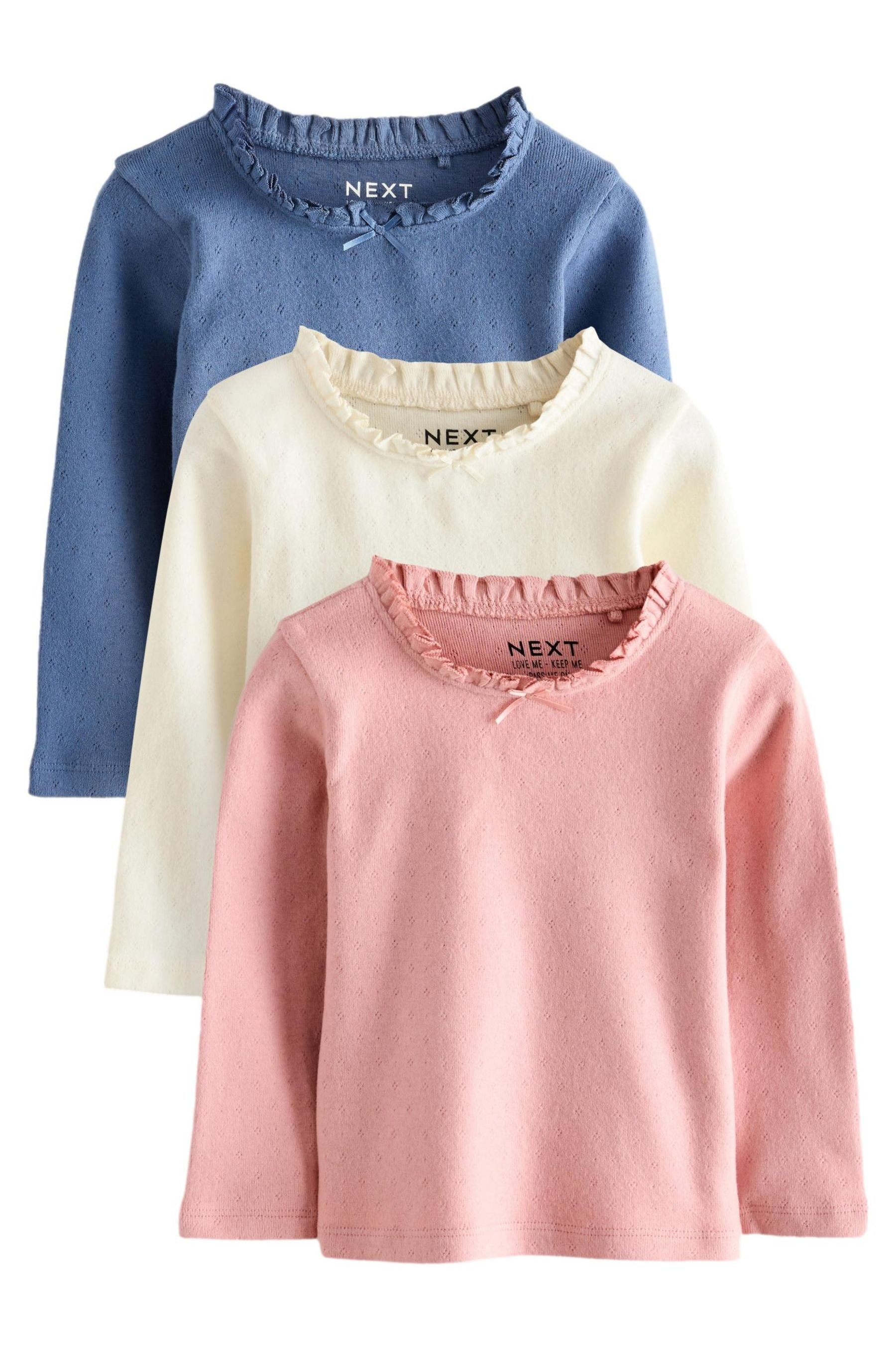 Next Langarmshirt Langarmtops mit Lochstickerei im günstig online kaufen