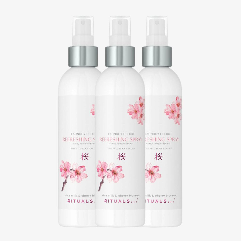 Rituals Textilerfrischer Sakura Cherry Blossom & Rice Milk - Refreshing Spray Room & Textile (3-St)