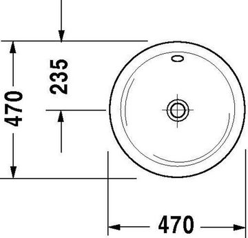 Duravit Einbauwaschbecken Duravit Einbauwaschtisch ARCHITEC m ÜL o