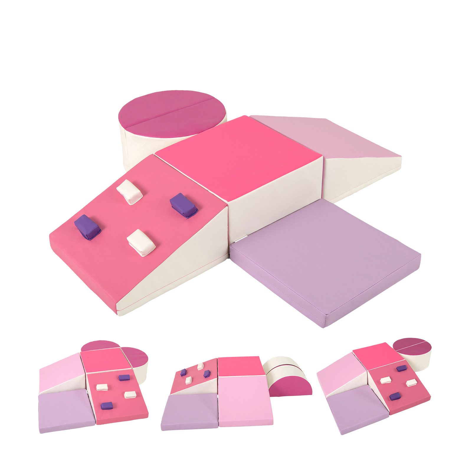 COSTWAY Конструктора, (6 St), Kinder Schamstoff Bausteine ab 1 Jahr