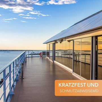 Sonnenschutz-Fensterfolie SOLAR-TEC Premium Spiegelfolie - Breite 76cm – Sonnenschutz – 99 % UV-Schutz – Sichtschutz – 55 % Wärmereflektion – Fensterfolie – selbstklebend, SOLAR-TEC, Lichtschutz, glatt, Selbstklebend im Nassklebeverfahren